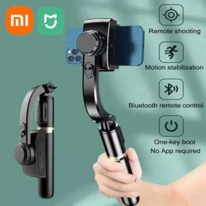 Xiaomi Mijia Wireless Selfie Stick – 1045mm, Bluetooth, LED Light, Remote Shutter, Tripod