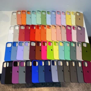 Luxury Silicone Case – Official Full Cover for iPhone 11 to 16 Pro Max