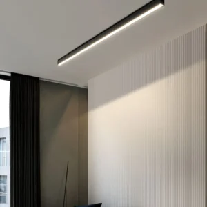 Minimalist Modern LED Strip Ceiling Lamp for Living & Dining