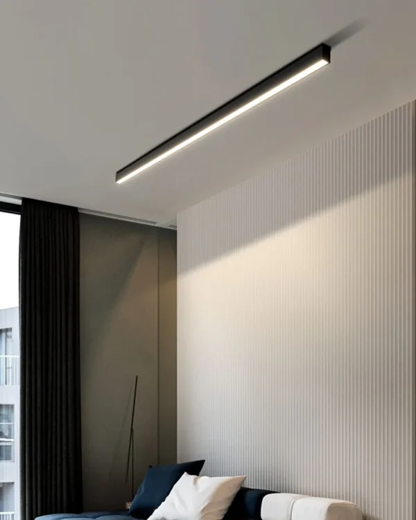 Minimalist Modern LED Strip Ceiling Lamp for Living & Dining