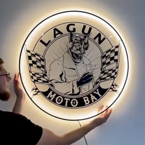 Custom Acrylic Neon Sign – Personalized LED Backlit Business & Office Decor