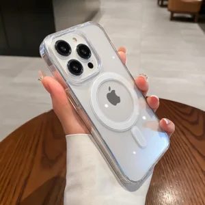 MagSafe Transparent Magnetic Wireless Charging Case for iPhone
