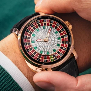 PINDU P6628 Mechanical Watch – NH35A, Sapphire Glass, Roulette Dial, Leather Strap